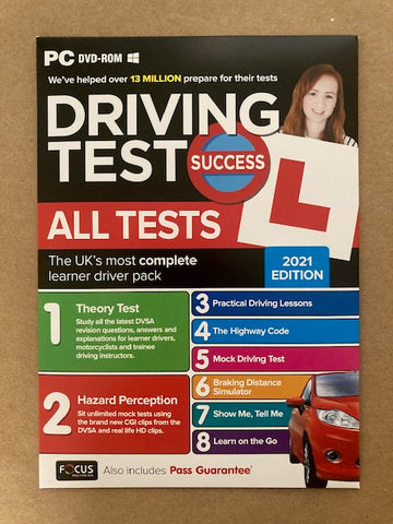 Focus Driving Test Success - All Tests - Hazard Perception & Theory DVD-Rom